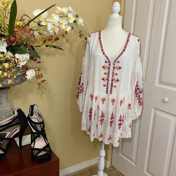 Free People Embroidered Top - Picture 3 of 6